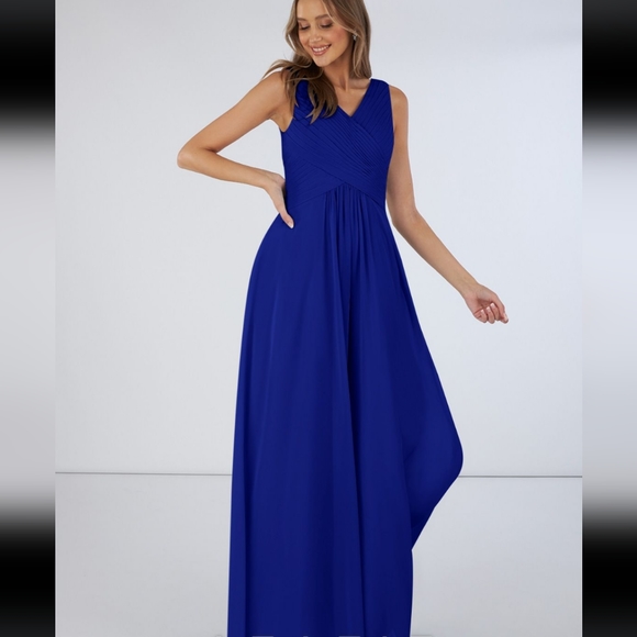 Azazie Bridesmaid Dress 32/34W - Picture 1 of 4